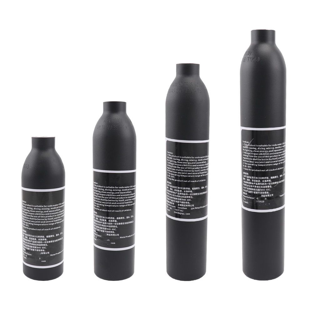 Planted Aquarium Co2 - 300bar 4500Psi อลูมิเนียม Co2 กระบอก Aquarium