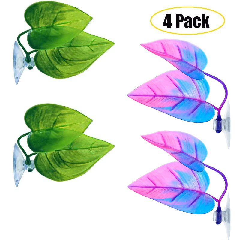 Aquarium Plant Design - เปลญวนใบปลา Betta จําลองที่อยู่อาศัยตามธรรมชาติสําหรับการวางไข่ Betta การเพาะพันธุ์พักผ่อนเตียงตกแต่งตู้ปลา