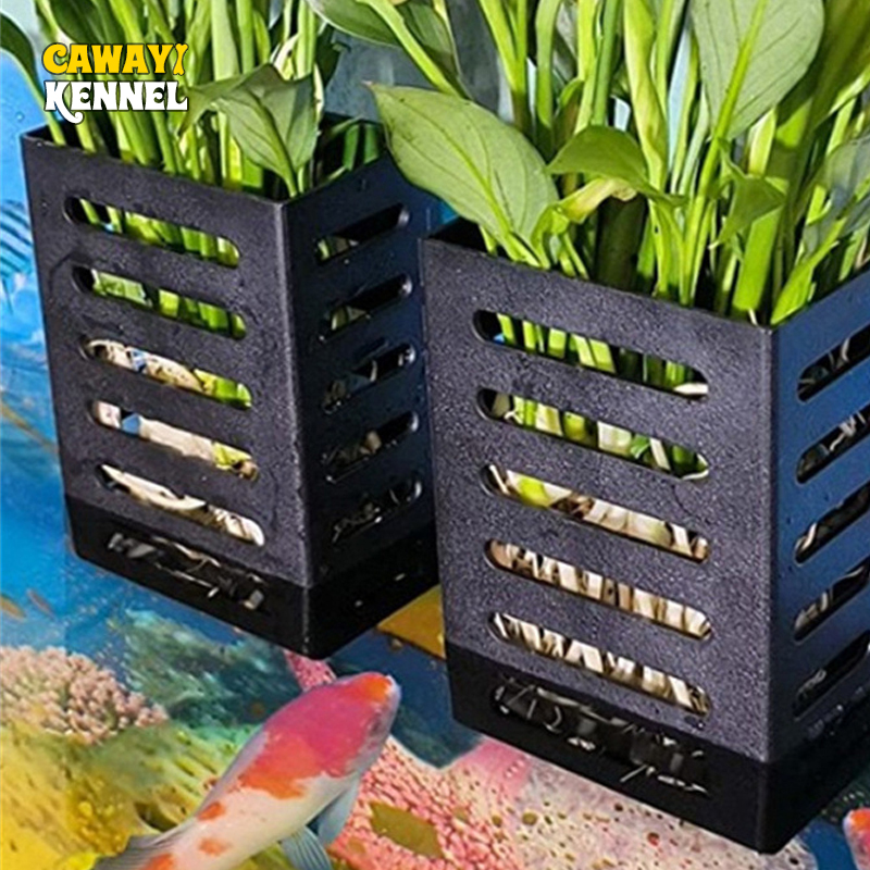 Aquarium Plant Holder - สัตว์เลี้ยงตกแต่งถังปลา Aquarium ยืน Adsorbable Hydroponic Plant