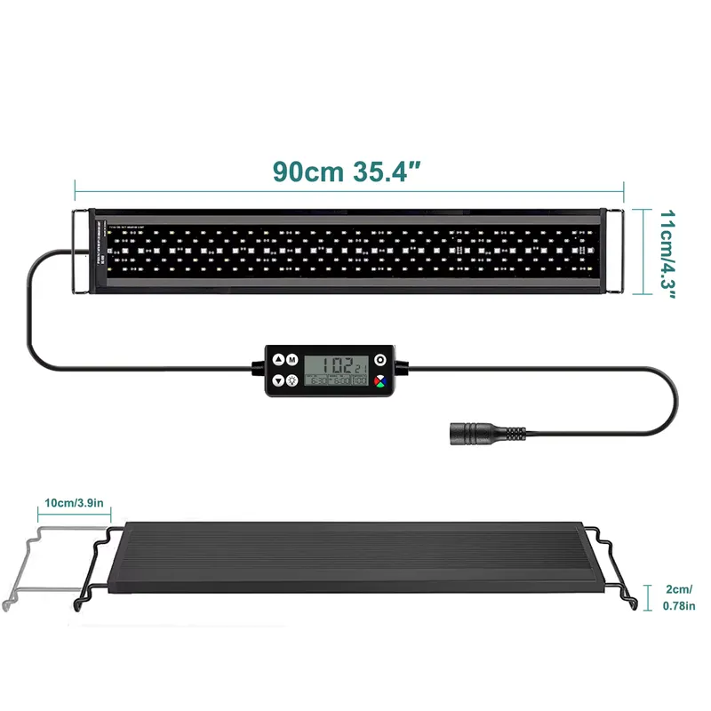 Aquarium Planted Fish - ไฟ LED สำหรับตู้ปลา SIROKA SRK-YFT ขนาด