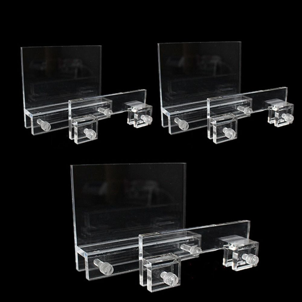 Aquarium Plant Holder - ที่ยึดไฟ LED สำหรับตู้ปลาอะคริลิกใส แบบไม่ต้องเจาะ ยกได้ ใช้แขวนได้