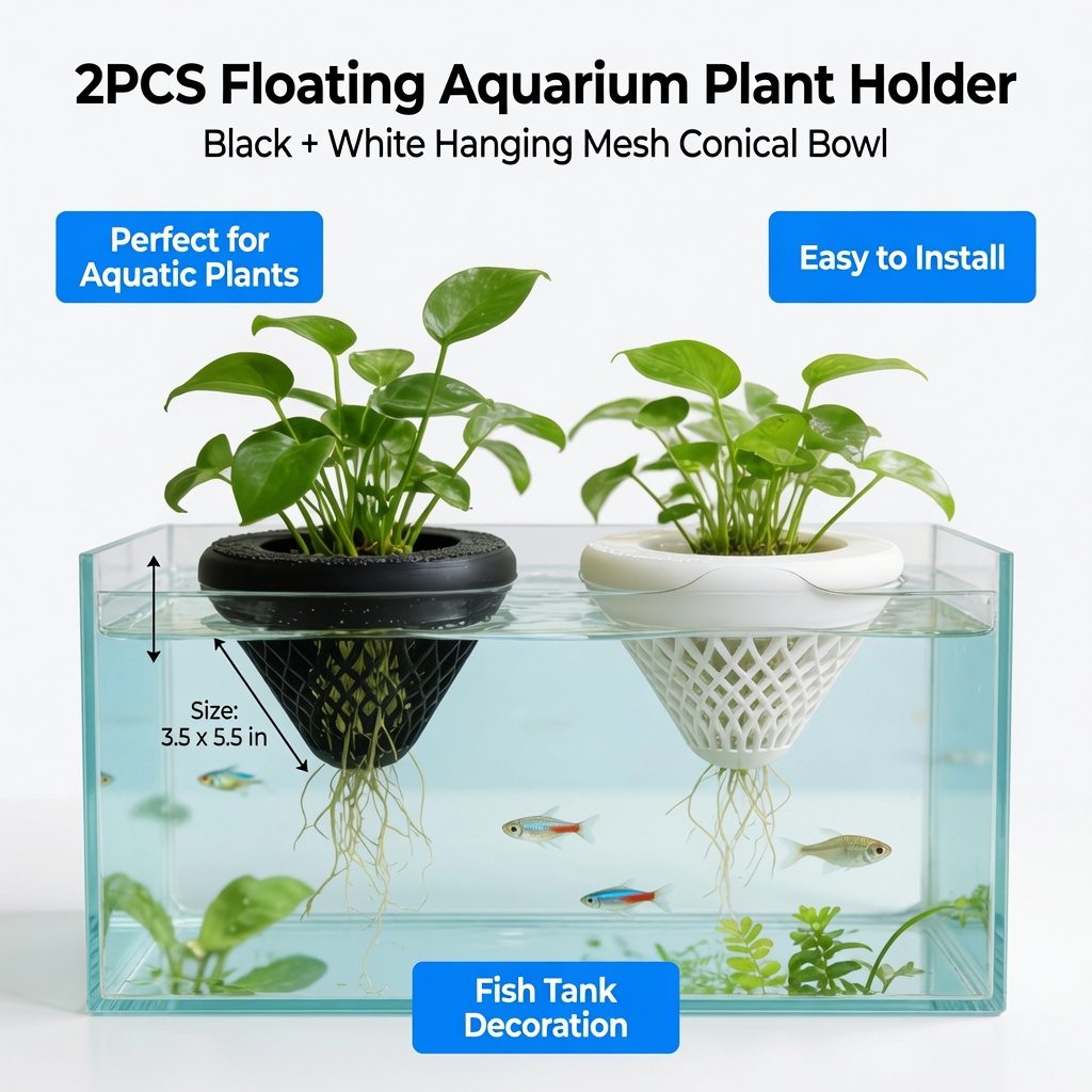 ที่วางต้นไม้ในตู้ปลาแบบลอยน้ำ  - Aquarium Plant Design บทวิจารณ์และราคา