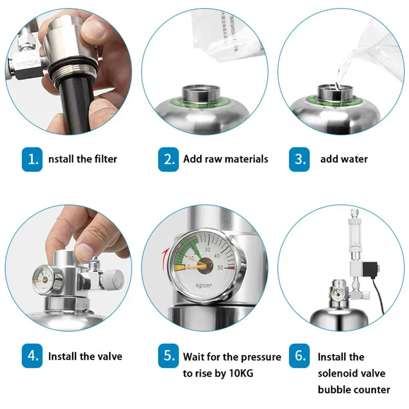 Aquarium CO2 Generator system  - Planted Aquarium Co2 บทวิจารณ์และราคา
