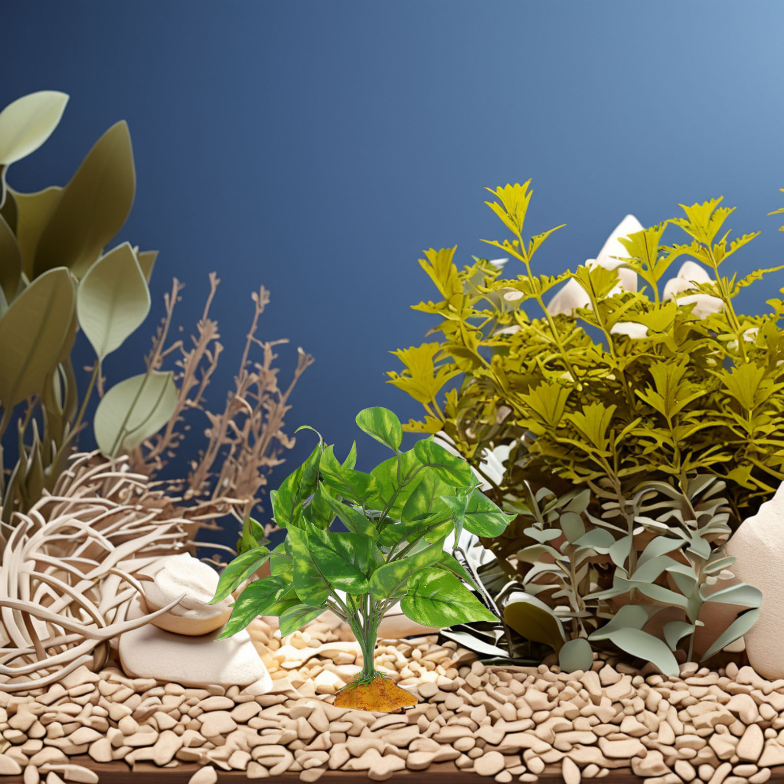 ต้นไม้ประดิษฐ์ปลอดสารพิษ ปลอดภ - Non Planted Aquarium Fish บทวิจารณ์และราคา