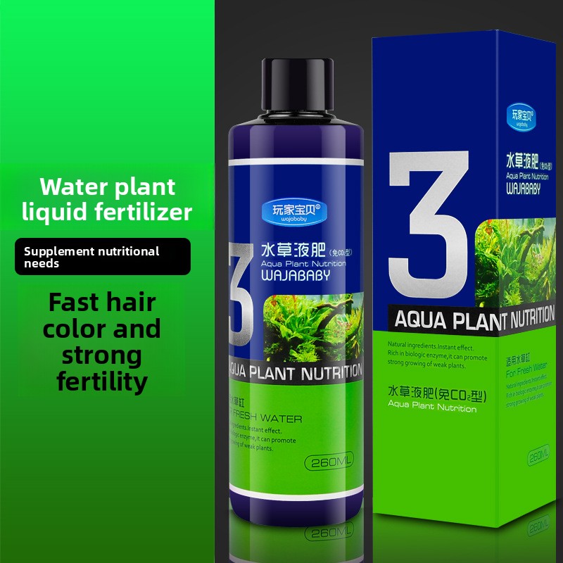 ปุ๋ยน้ำสำหรับพืชในตู้ปลา WAJAB - Aquarium Plant Liquid Fertilizer บทวิจารณ์และราคา