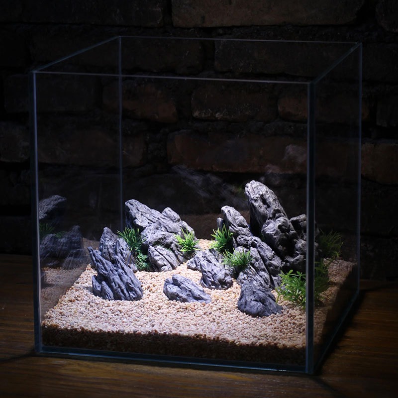 ของตกแต่งตู้ปลา หินจำลอง ภูเขา - Aquarium Planted Setup บทวิจารณ์และราคา