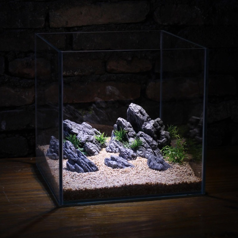 ของตกแต่งตู้ปลา หินจำลอง ภูเขา - Aquarium Planted Setup บทวิจารณ์และราคา