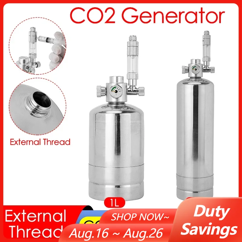 1L/2L Aquarium CO2 เครื่องกําเ - Planted Aquarium Co2 Kit บทวิจารณ์และราคา
