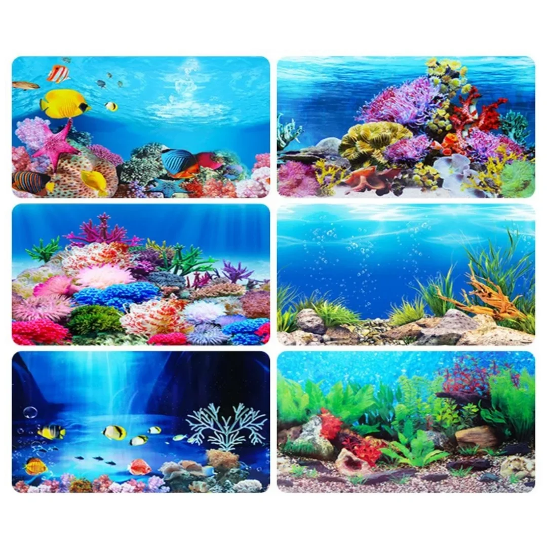 พื้นหลัง Aquarium 3D สติกเกอร์ - Aquarium Plant Design บทวิจารณ์และราคา
