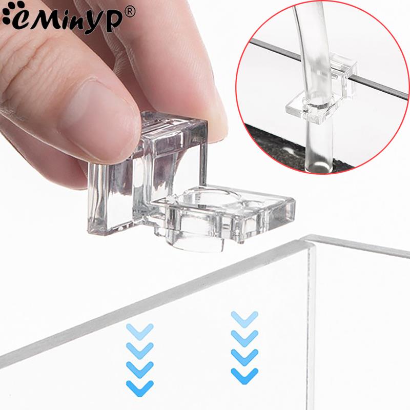 4 ชิ้นถังปลาคลิปอะคริลิคสําหรั - Aquarium Plant Holder บทวิจารณ์และราคา