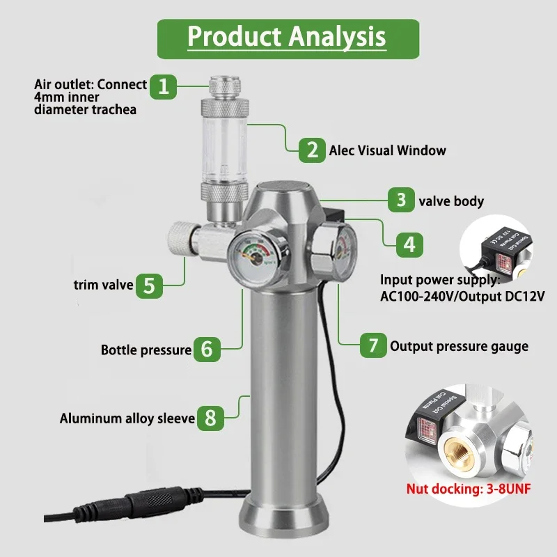 วาล์วควบคุม CO2 สำหรับตู้ปลา พ - Planted Aquarium Co2 บทวิจารณ์และราคา