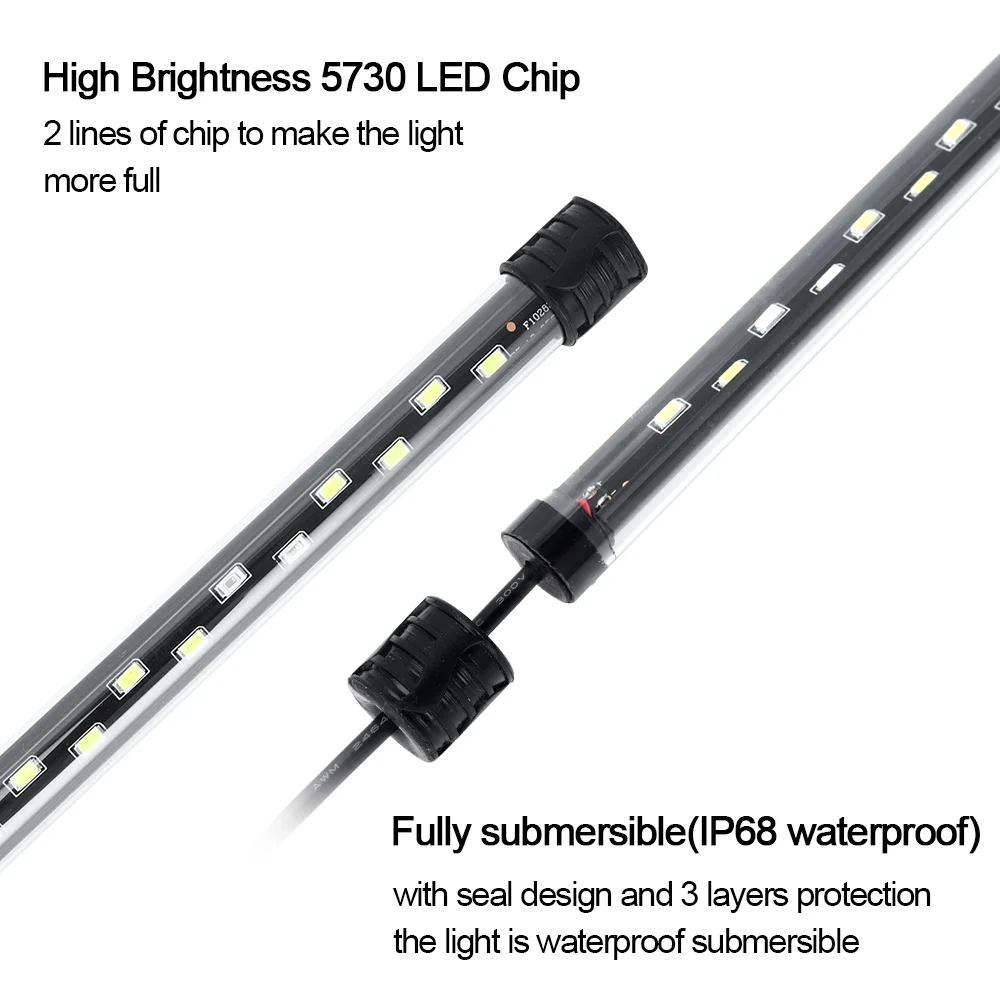58 ซม.Aquarium Light LED Plant - Aquarium Plant Design บทวิจารณ์และราคา