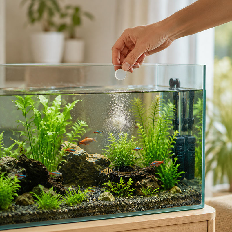 เม็ดกำจัดตะไคร่น้ำในตู้ปลา MIR - Aquarium Planted Fish บทวิจารณ์และราคา