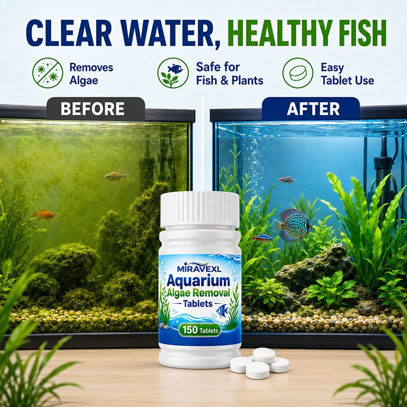 เม็ดกำจัดตะไคร่น้ำในตู้ปลา MIR - Aquarium Planted Fish บทวิจารณ์และราคา