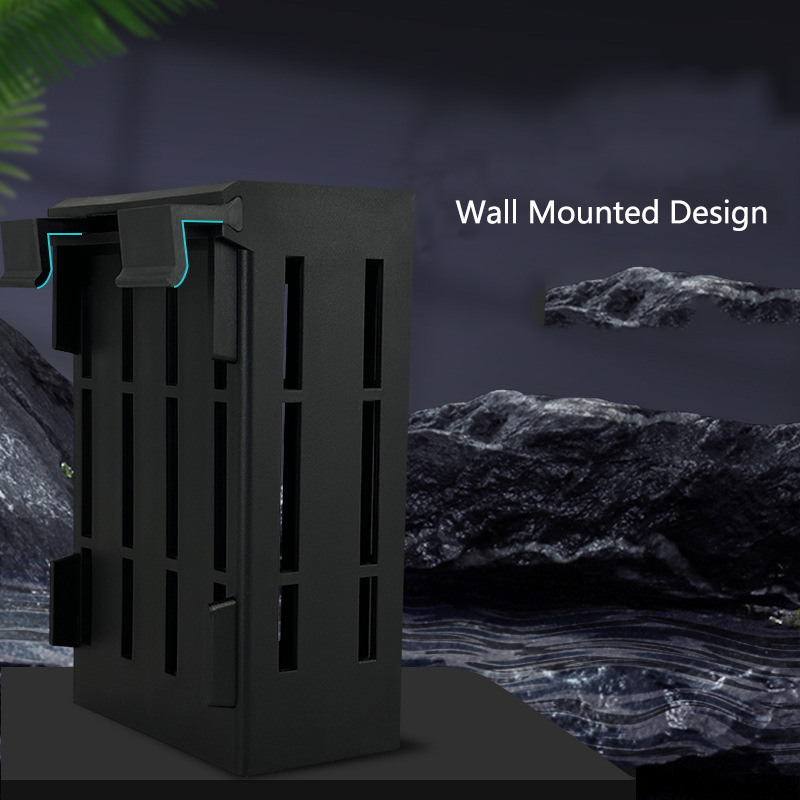 สีดํา Aquarium ปลูกตะกร้า Hydr - Aquarium Planted Wall บทวิจารณ์และราคา