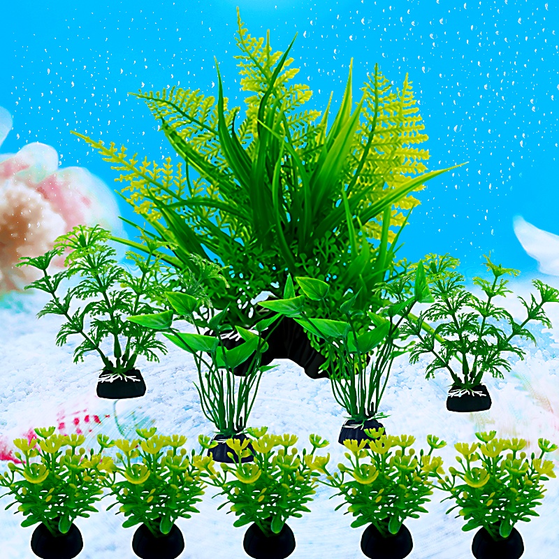 10PC ถังปลา DIY ประดิษฐ์ Aquar - Aquarium Plant Design บทวิจารณ์และราคา