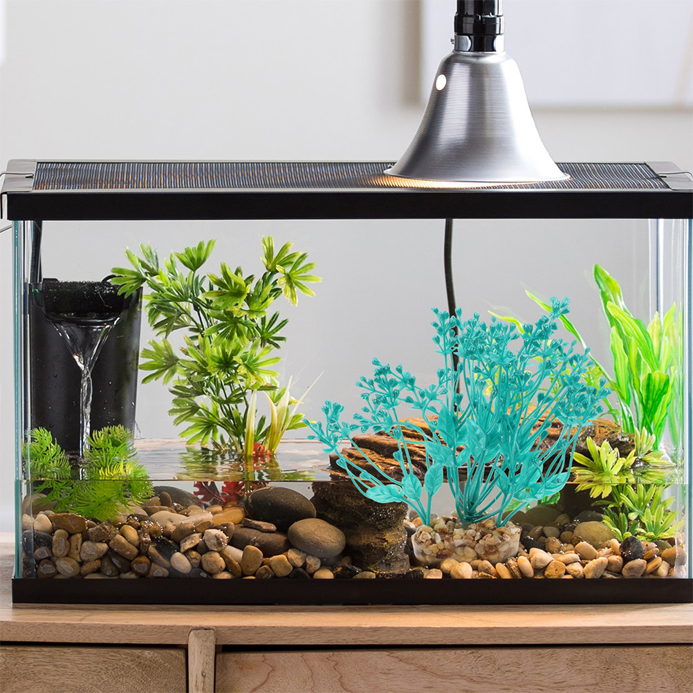 ต้นไม้น้ำพลาสติกจำลอง 2 ชิ้น ส - Aquarium Planted Setup บทวิจารณ์และราคา