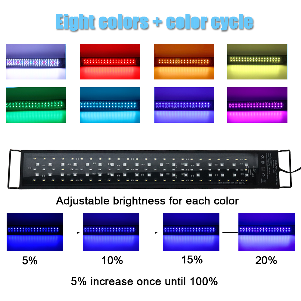 ไฟ LED สำหรับตู้ปลาขนาด 30-60  - Aquarium Plant Design บทวิจารณ์และราคา