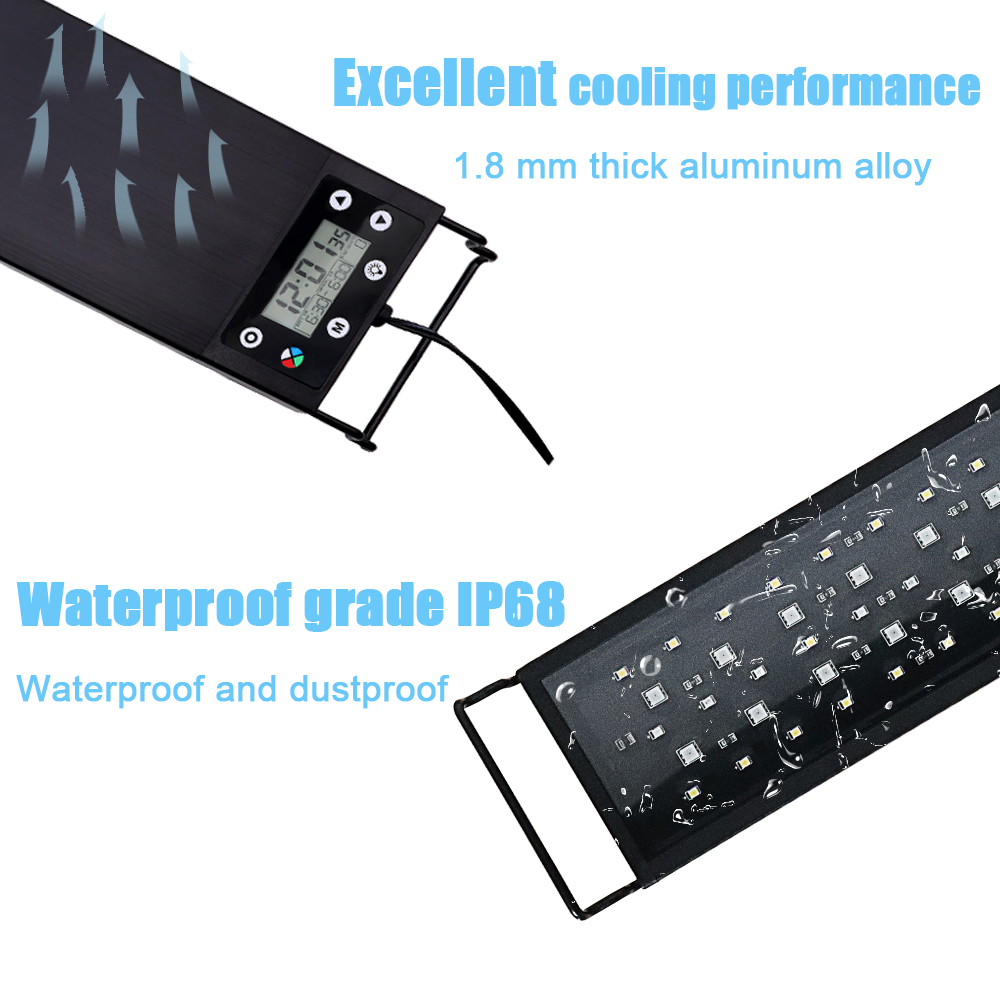 ไฟ LED สำหรับตู้ปลาขนาด 30-60  - Aquarium Plant Design บทวิจารณ์และราคา