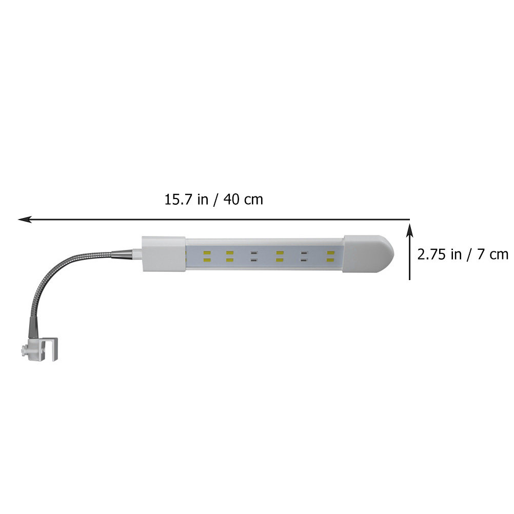 ไฟตู้ปลาแบบหนีบ 1 ชิ้น หลอดไฟ  - Aquarium Planted Setup บทวิจารณ์และราคา
