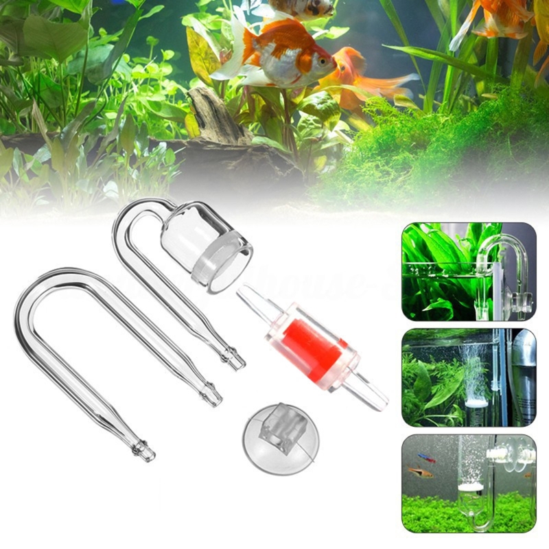 DIY ชุดกระจาย CO2 4ชิ้นสำหรับต - Planted Aquarium Co2 Kit บทวิจารณ์และราคา