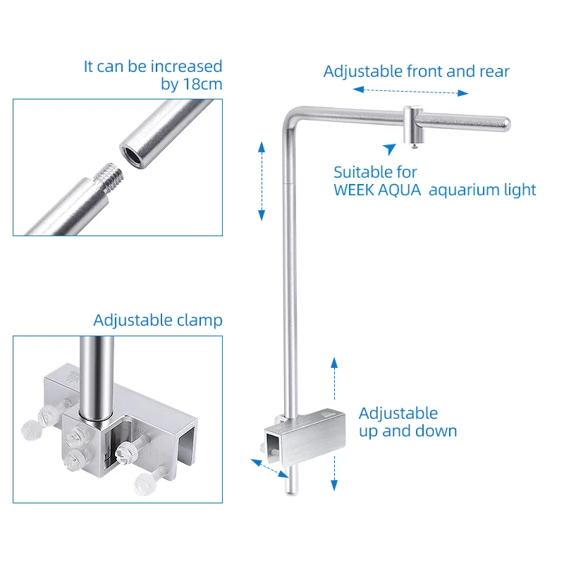 สัปดาห์ Aqua Light Stand Unive - Aquarium Plant Holder บทวิจารณ์และราคา